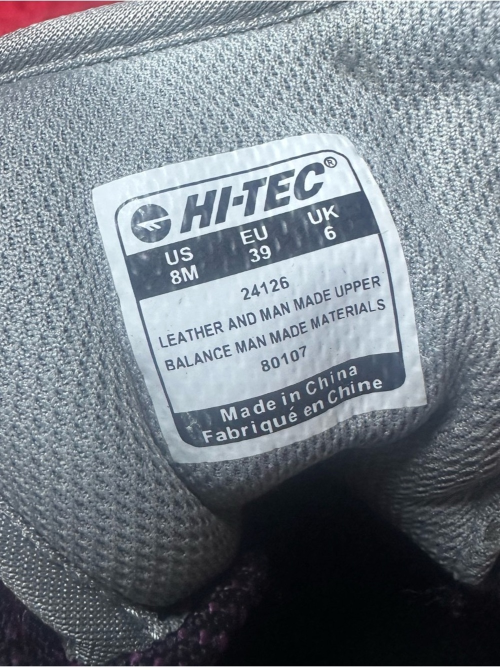 Hi-Tec APEC Lite WP Women's Waterproof Hiking Trail Shoes - Picture 6 of 6